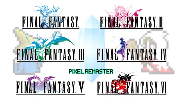 логотип Final Fantasy I-VI Bundle: Pixel Remaster (2021-2022) RePack от FitGirl