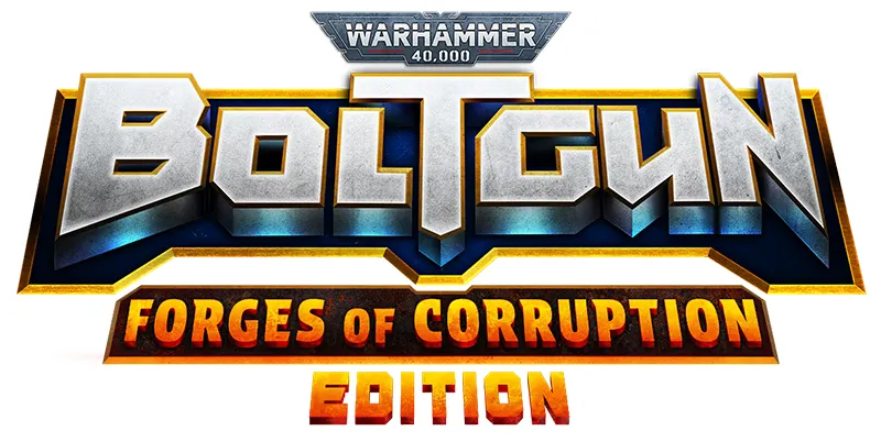 логотип Warhammer 40,000: Boltgun - Forges of Corruption Edition (2023) RePack от FitGirl